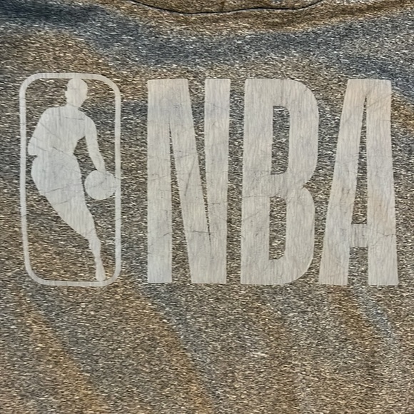 NBA lightweight gray NET DRY hoodie size 8 - Picture 4 of 7